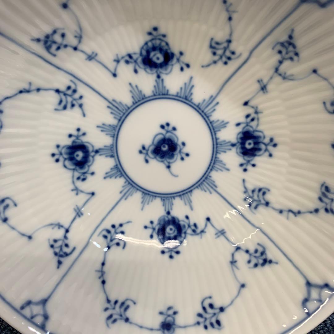 6 ロイヤルコペンハーゲン ブルーフルーテッドプレイン ボウル　15.5センチ