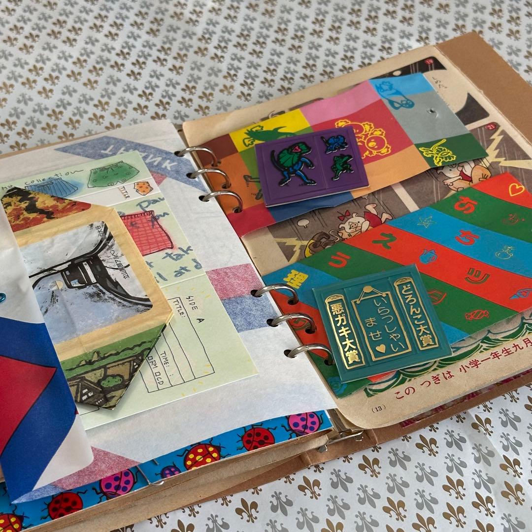 昭和レトロ6穴バインダージャンクジャーナル【153】おすそ分けファイル 紙もの