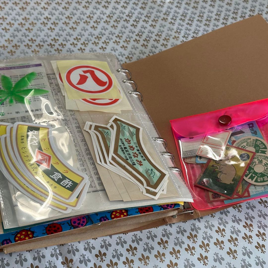 昭和レトロ6穴バインダージャンクジャーナル【153】おすそ分けファイル 紙もの