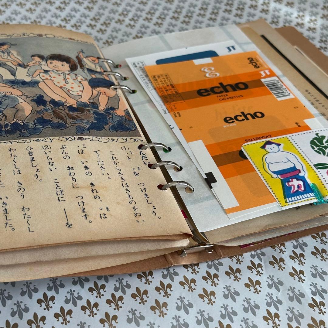 昭和レトロ6穴バインダージャンクジャーナル【153】おすそ分けファイル 紙もの