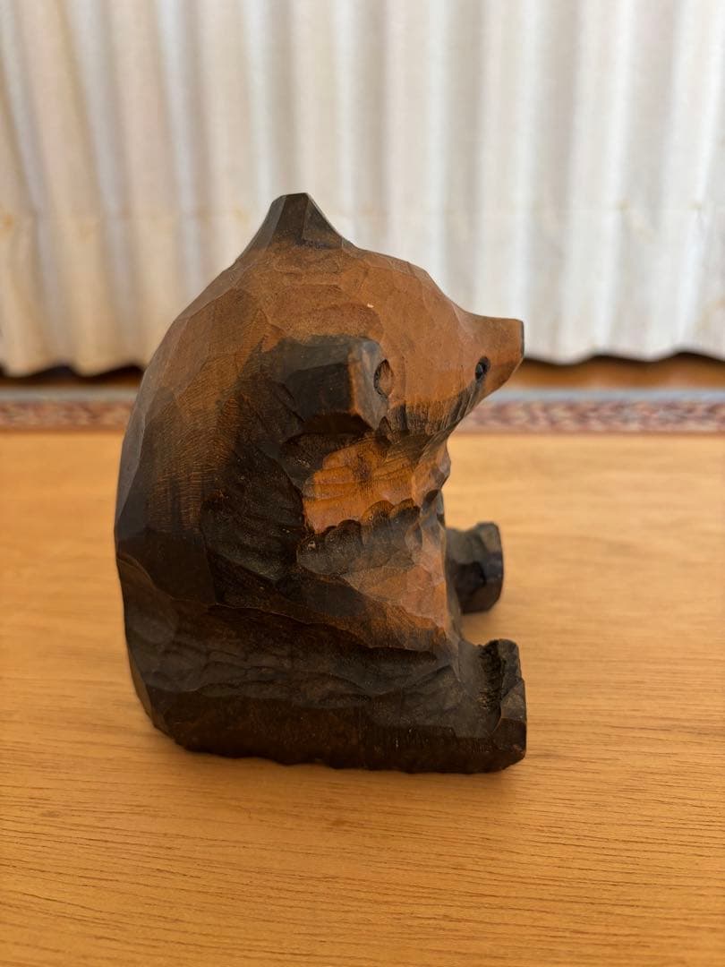 木彫 熊 大和彫 大和正幸 熊彫 親子熊