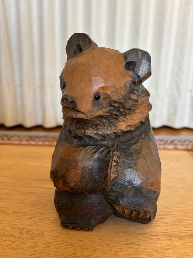 木彫 熊 大和彫 大和正幸 熊彫 親子熊