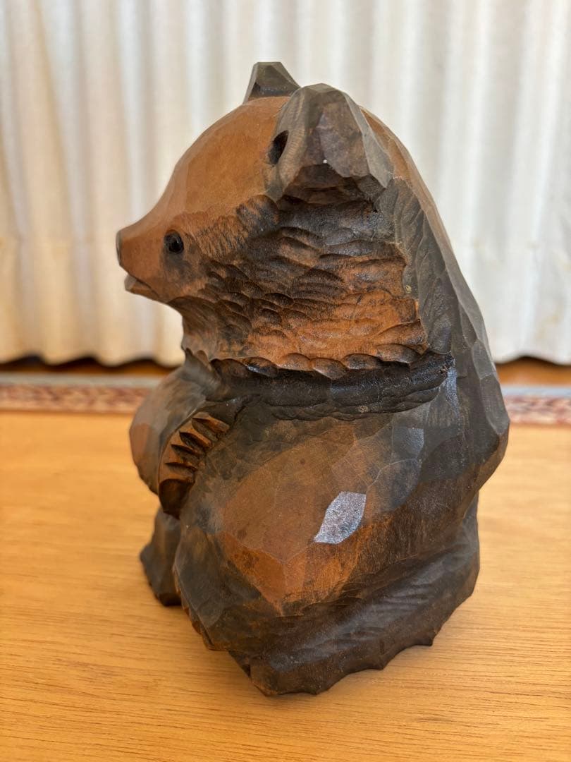 木彫 熊 大和彫 大和正幸 熊彫 親子熊