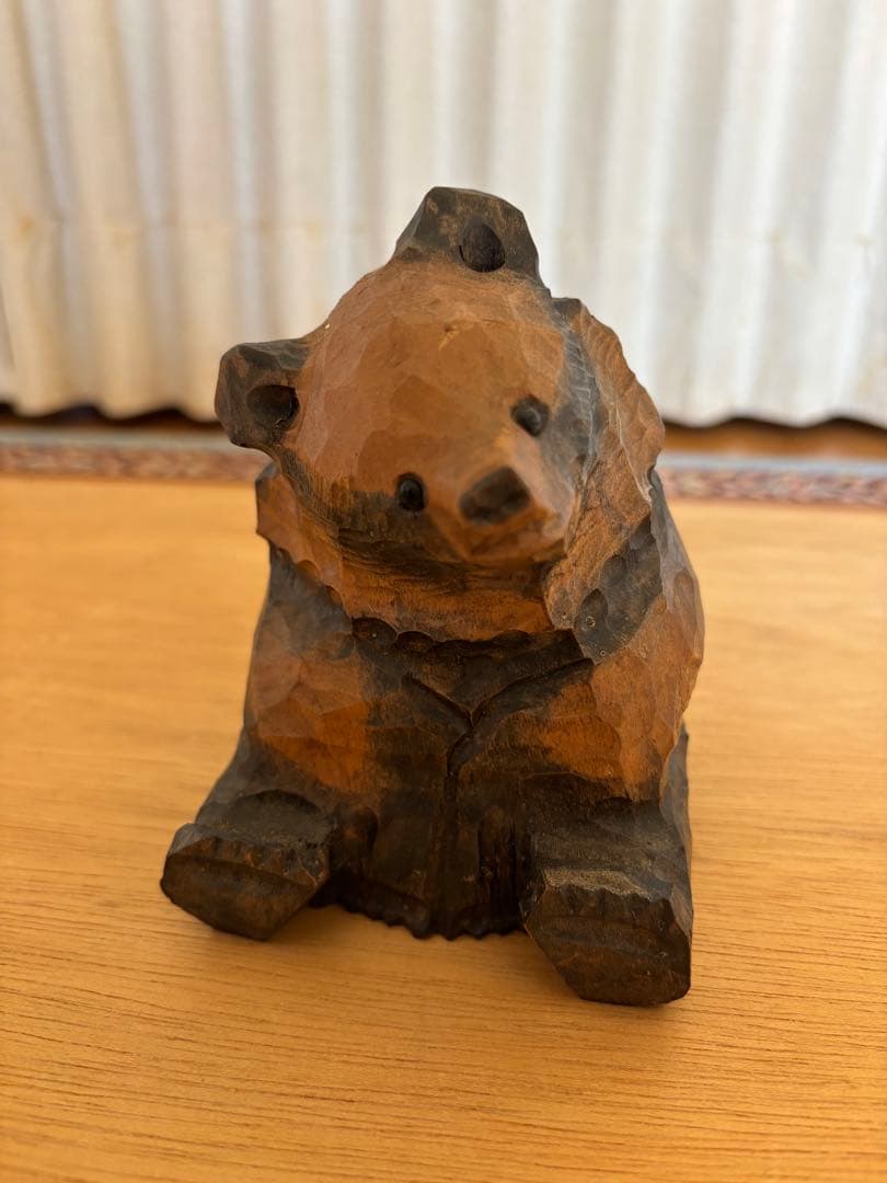 木彫 熊 大和彫 大和正幸 熊彫 親子熊