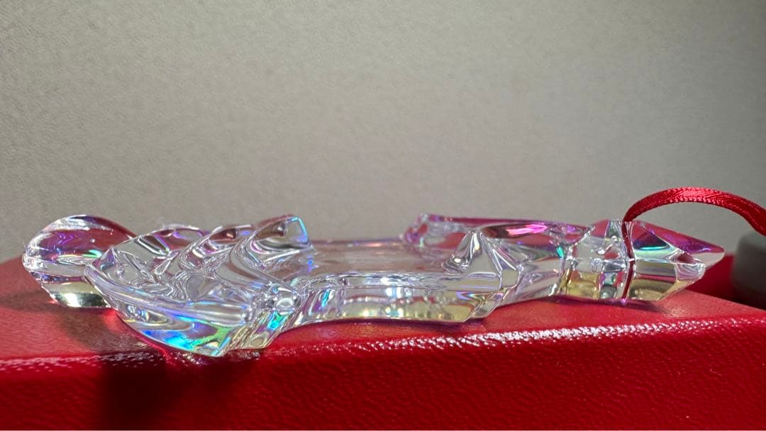 バカラ Baccarat ノエル 飾り物 プレゼント 無傷 美品 クリスマス