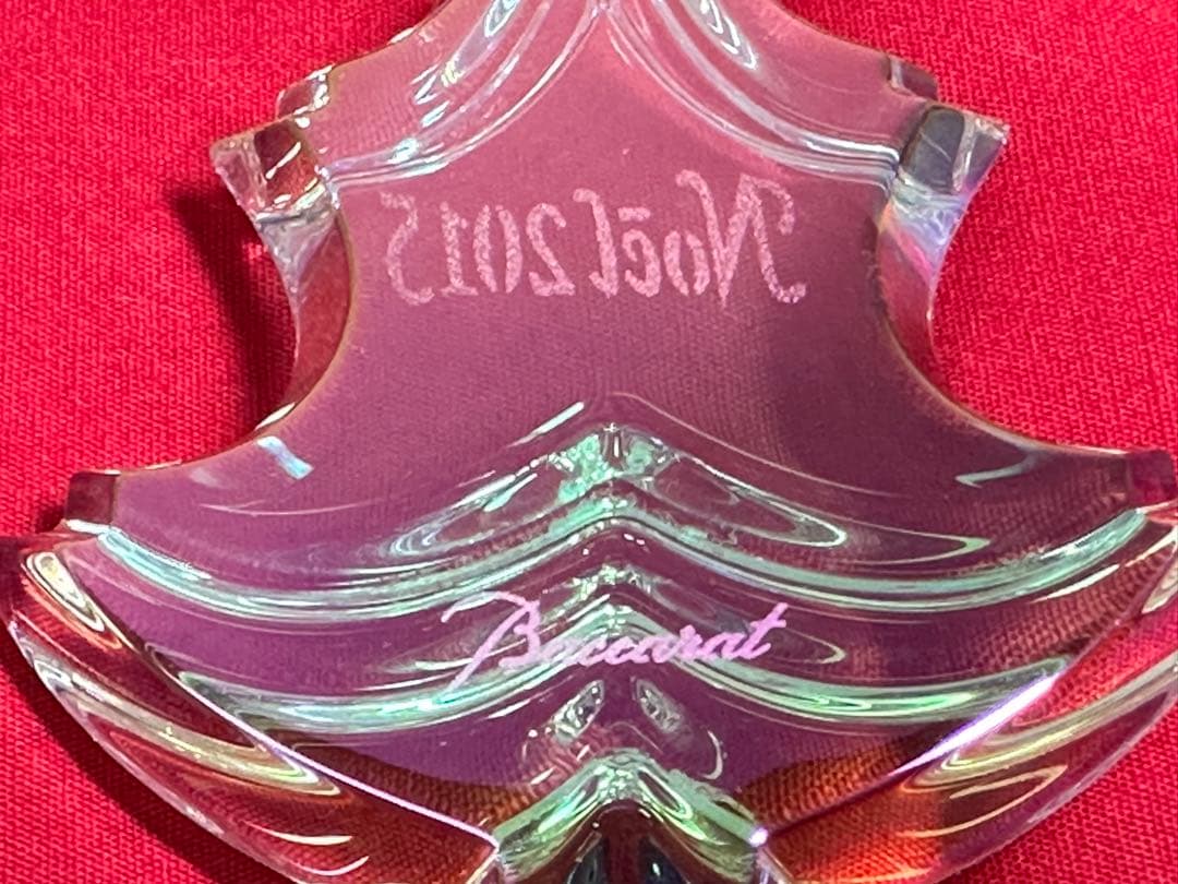 バカラ Baccarat ノエル 飾り物 プレゼント 無傷 美品 クリスマス