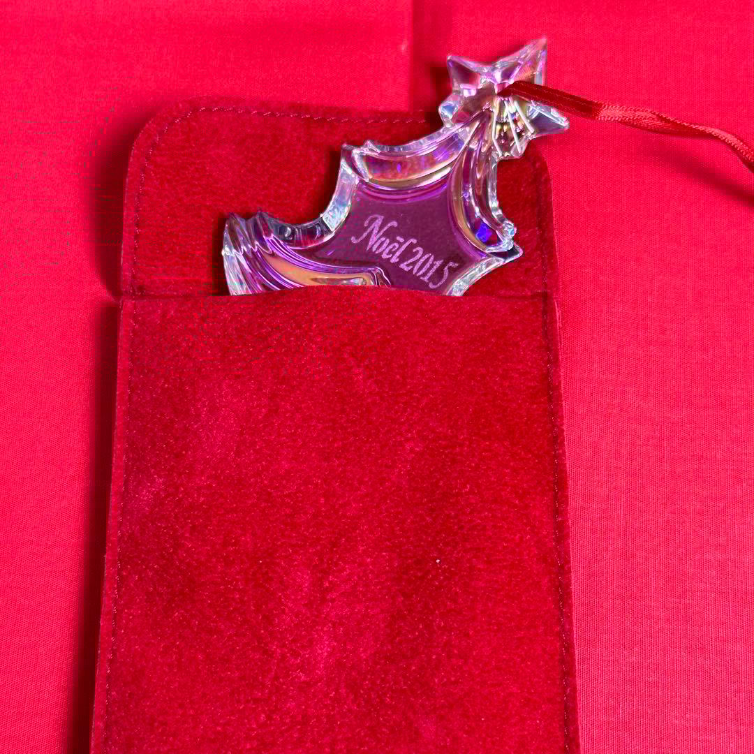 バカラ Baccarat ノエル 飾り物 プレゼント 無傷 美品 クリスマス