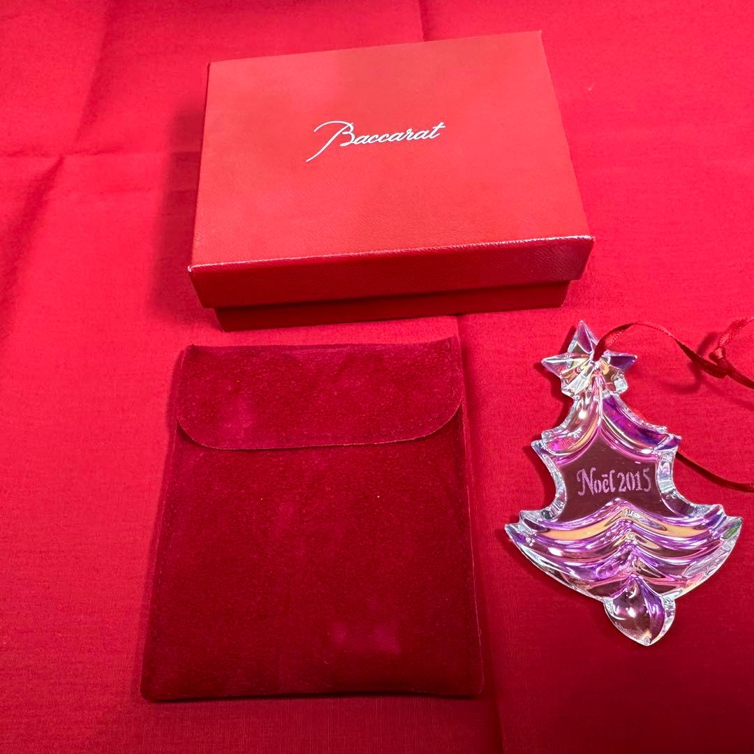 バカラ Baccarat ノエル 飾り物 プレゼント 無傷 美品 クリスマス