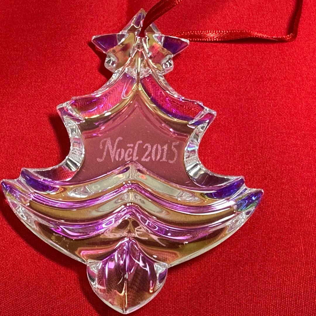 バカラ Baccarat ノエル 飾り物 プレゼント 無傷 美品 クリスマス