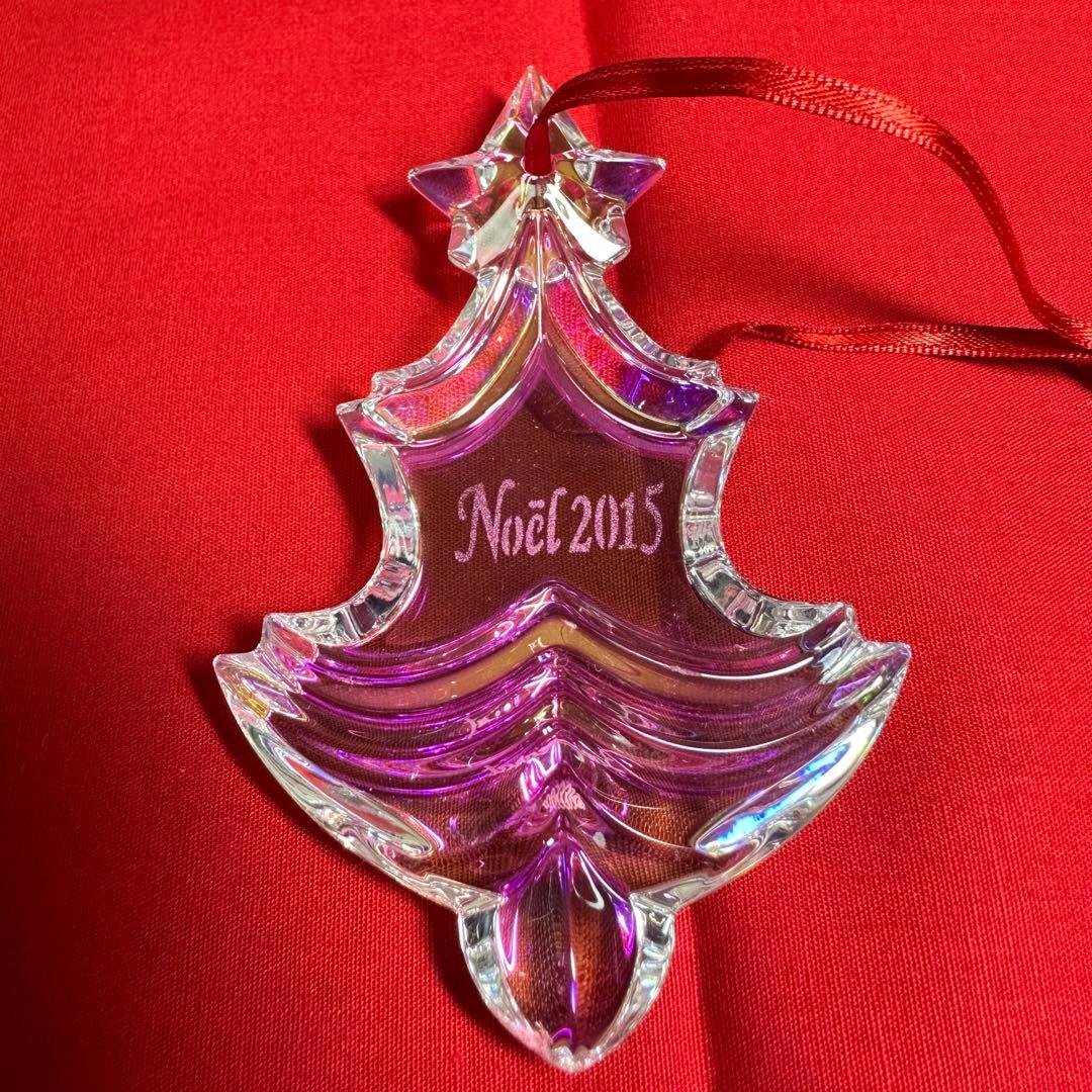 バカラ Baccarat ノエル 飾り物 プレゼント 無傷 美品 クリスマス