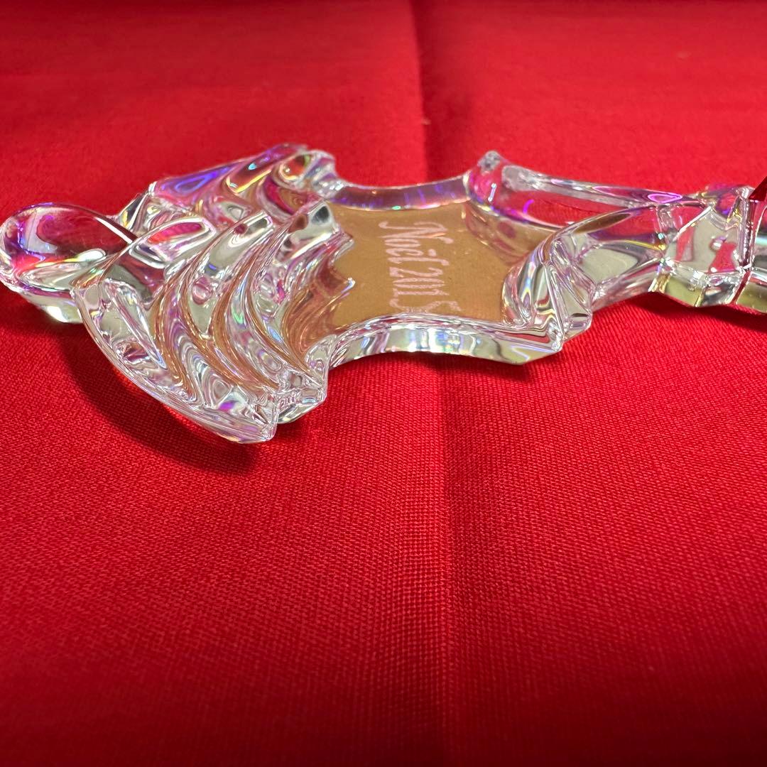 バカラ Baccarat ノエル 飾り物 プレゼント 無傷 美品 クリスマス