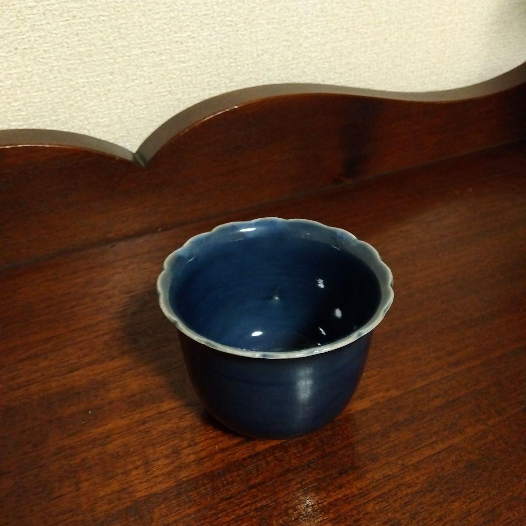 古伊万里　瑠璃釉　向付け　　　　　　　8600円→7800円