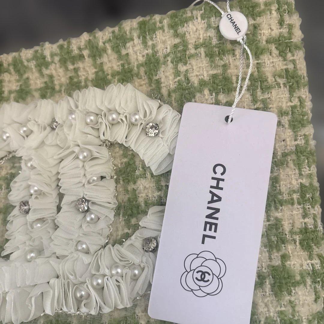 CHANEL ノベルティ　ツイード　トートバッグ