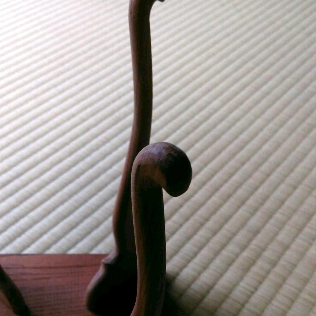 大工のじいちゃんの木工作品★花瓶置　インテリア　台座　木製