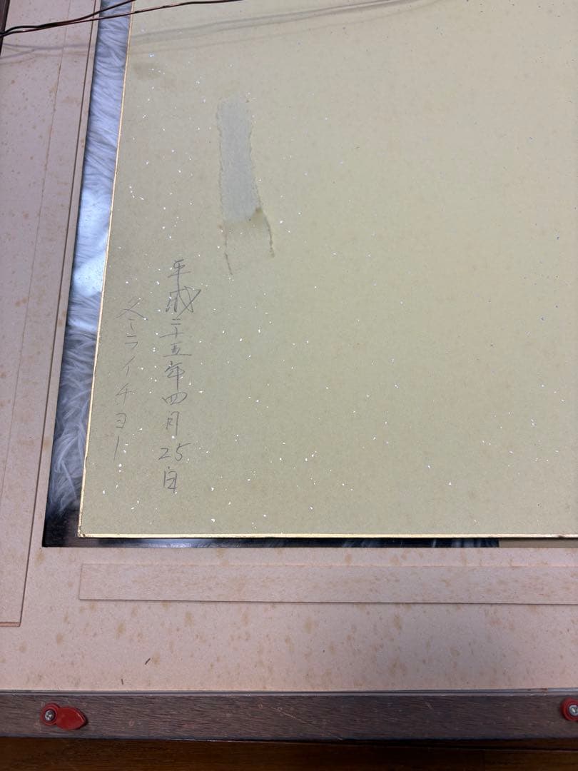 【額入水彩画】ライチョウ　川崎 信夫 3085