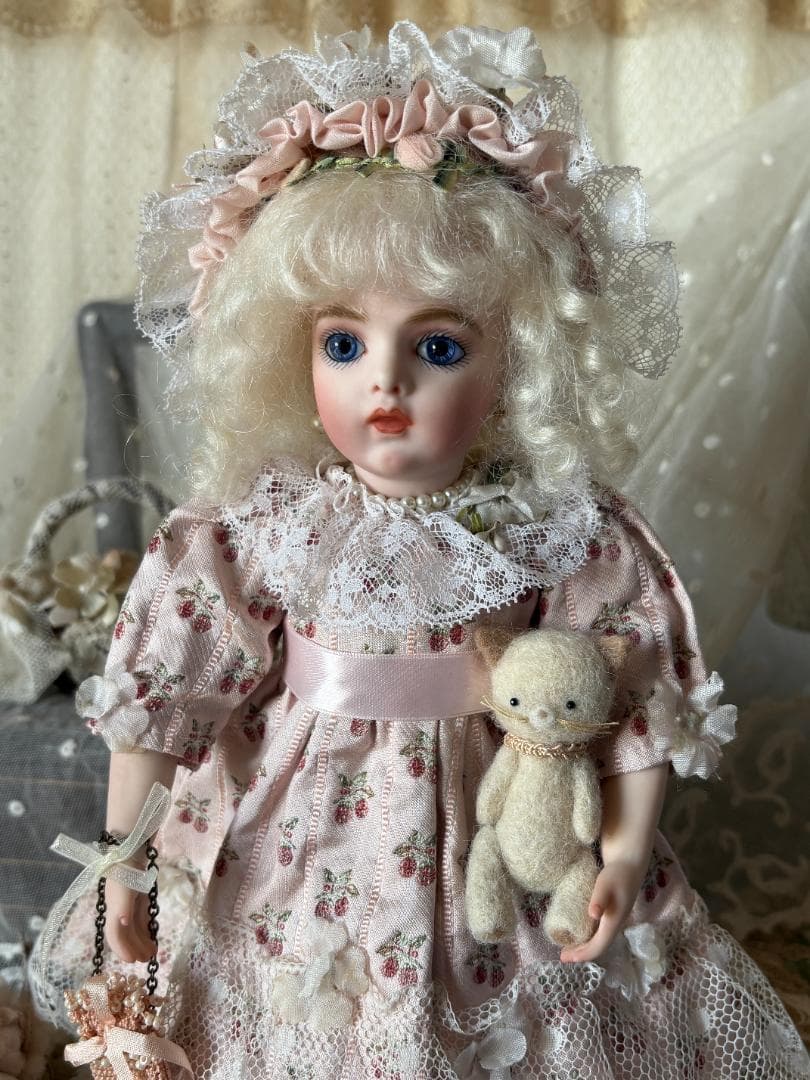 ✨期間限定✨28cmブリュセット　ミレットサイズ　ビスクドール　リプロ