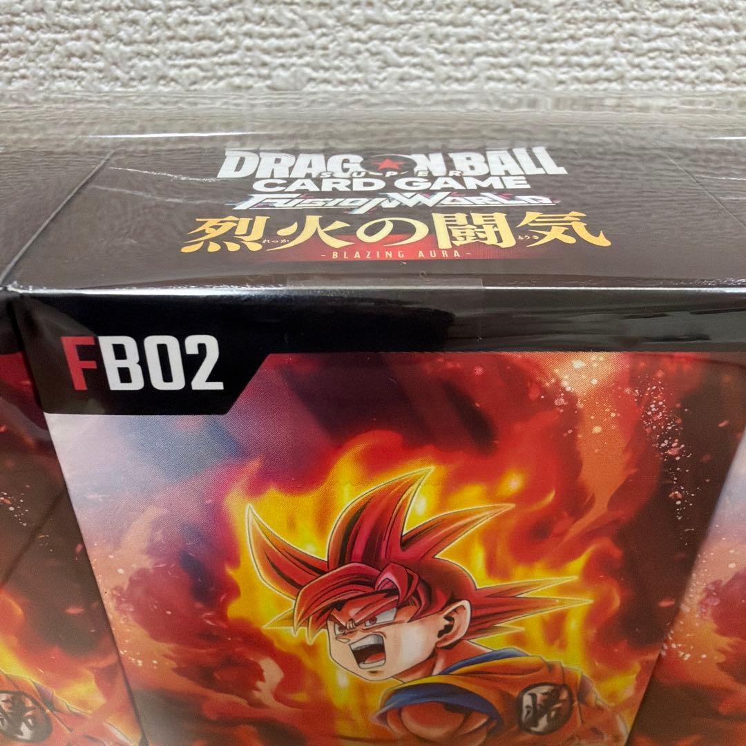 ドラゴンボールカードゲーム　フュージョンワールドBOX3個セット　烈火の闘気