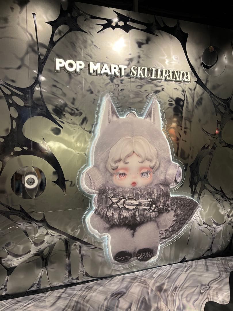 即購入◎特典付 SKULLPANDA XG コラボ スカルパンダ POPMART