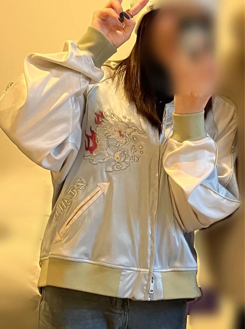 ずとまよ 香辛龍 スカジャン（Mint green） Mサイズ