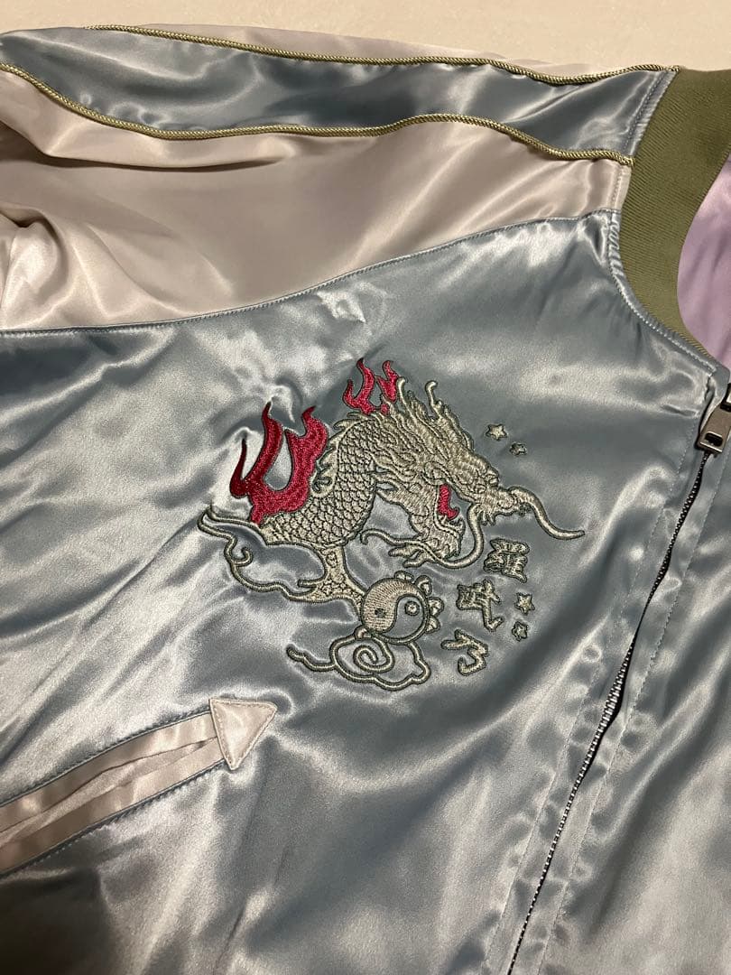 ずとまよ 香辛龍 スカジャン（Mint green） Mサイズ