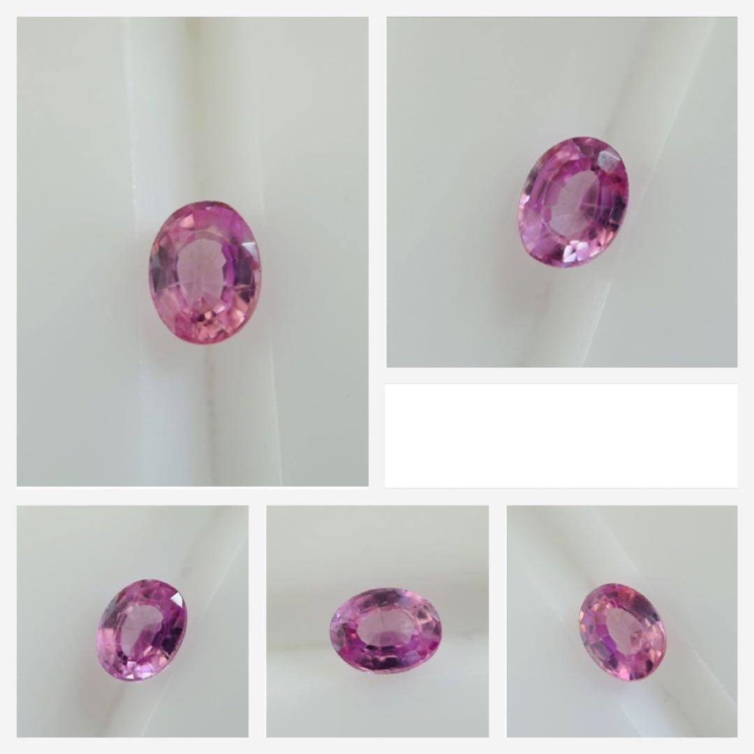 (M0417-2)『スリランカ産』ピンクサファイア　0.369ct