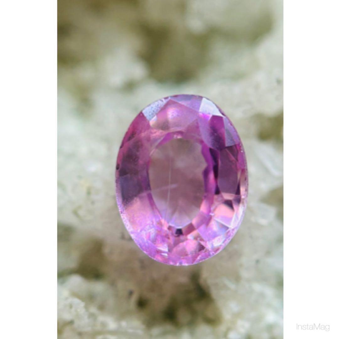 (M0417-2)『スリランカ産』ピンクサファイア　0.369ct