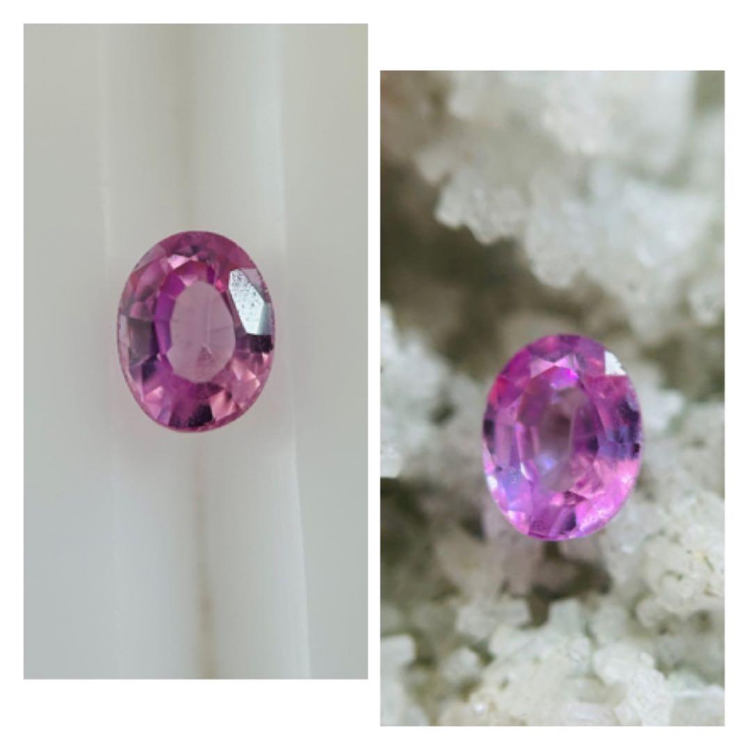 (M0417-2)『スリランカ産』ピンクサファイア　0.369ct