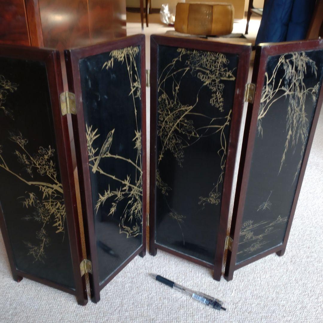 螺鈿屏風(中国製)