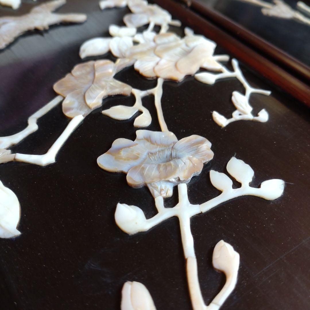 螺鈿屏風(中国製)