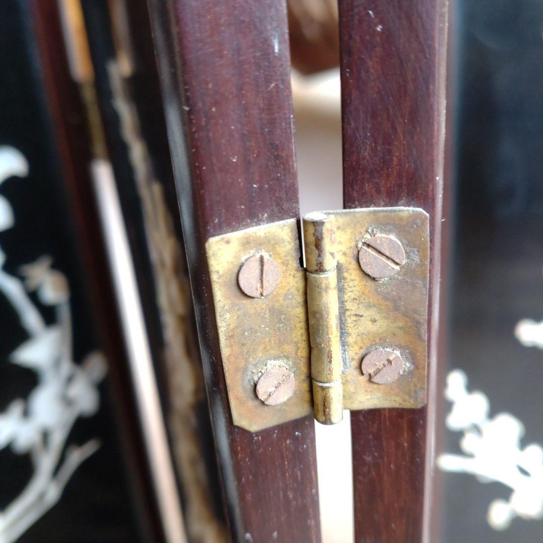 螺鈿屏風(中国製)