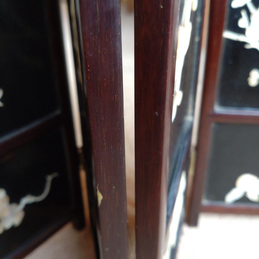 螺鈿屏風(中国製)