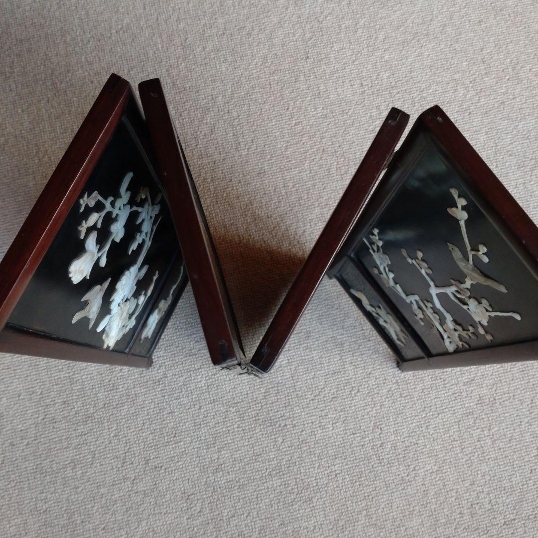 螺鈿屏風(中国製)