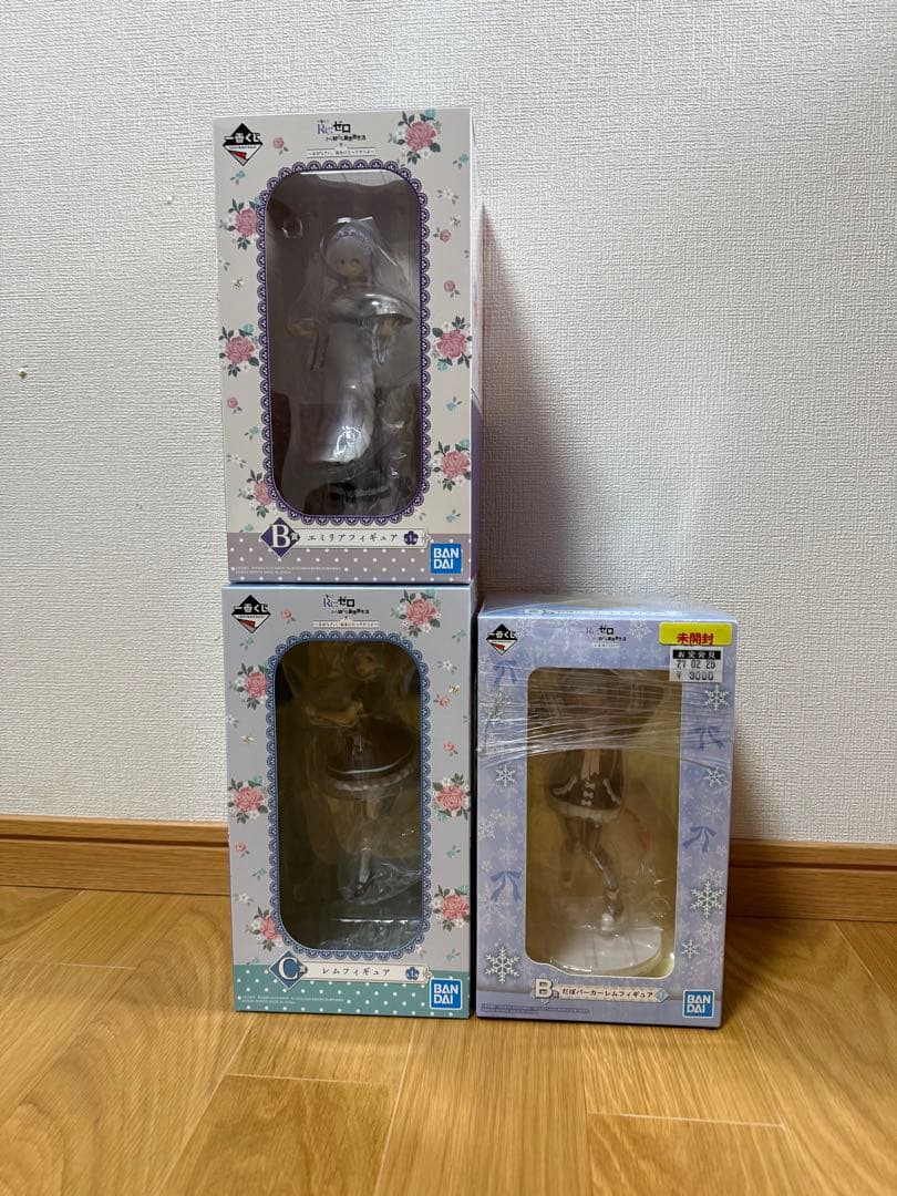 未開封　Re:ゼロ 一番くじ　フィギュア まとめ売り１２点　　リゼロ