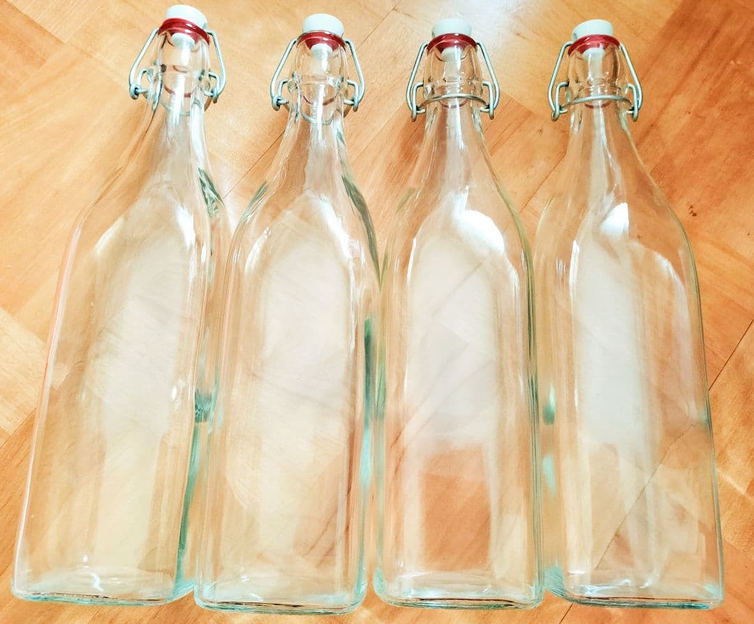 ハリオ＆Bormioli Roccoボトル瓶セット