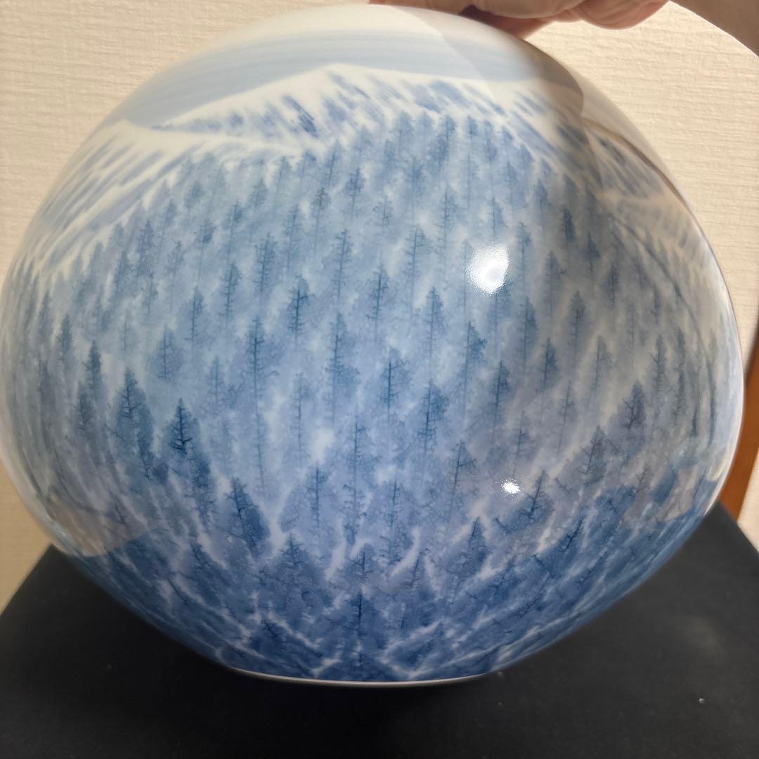 A*o様 藤井朱明 壺 飾り壺 花器 日展人気作家 早春花瓶 有田焼 人間国宝