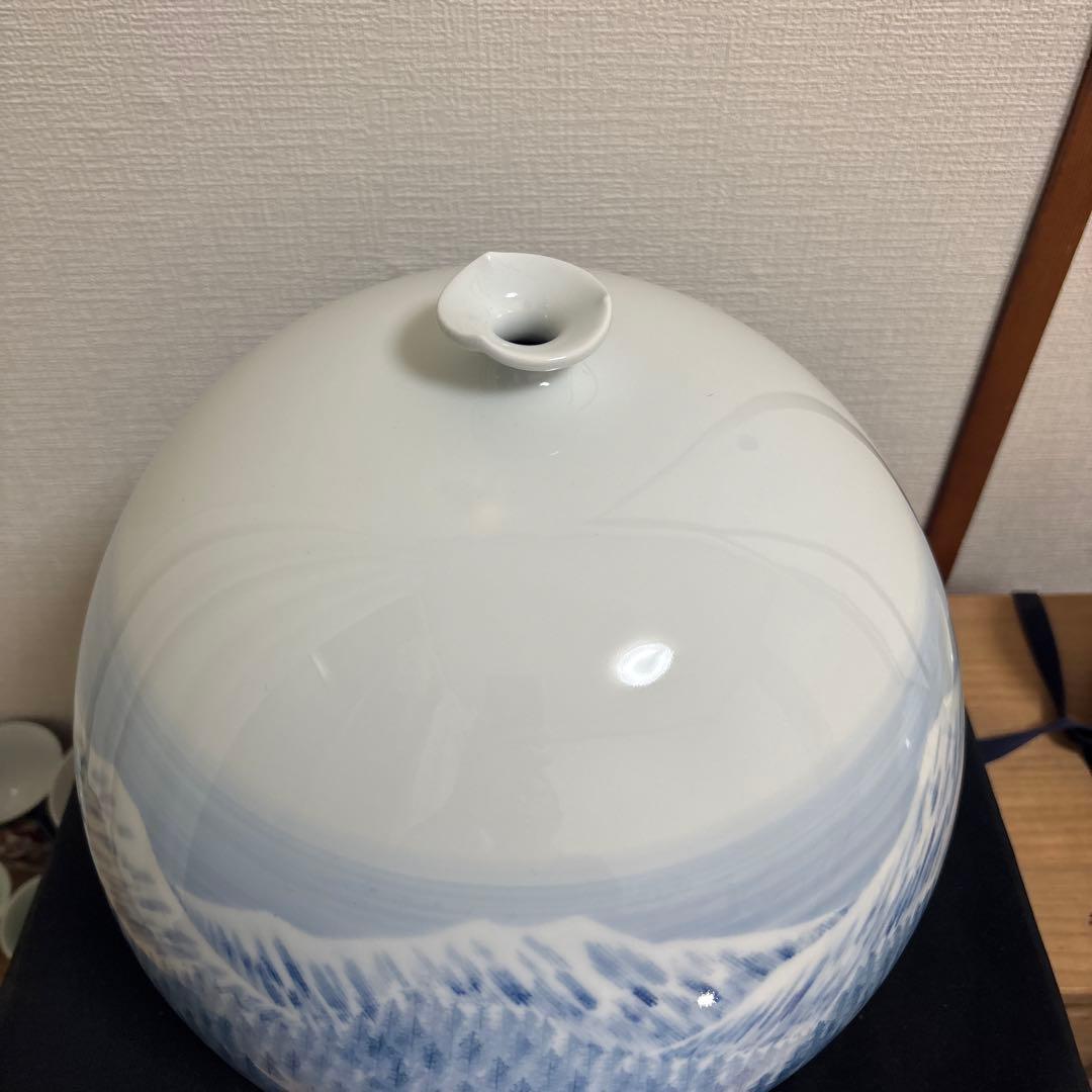 A*o様 藤井朱明 壺 飾り壺 花器 日展人気作家 早春花瓶 有田焼 人間国宝