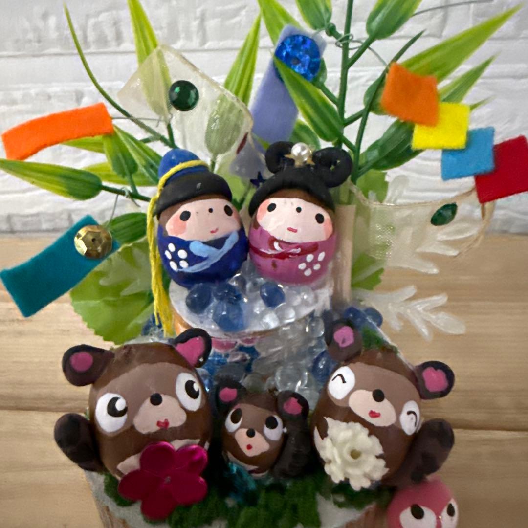 どんぐりアート♡夏のひととき　花火ミニオブジェ　ミニプールオブジェ　小…追加♡