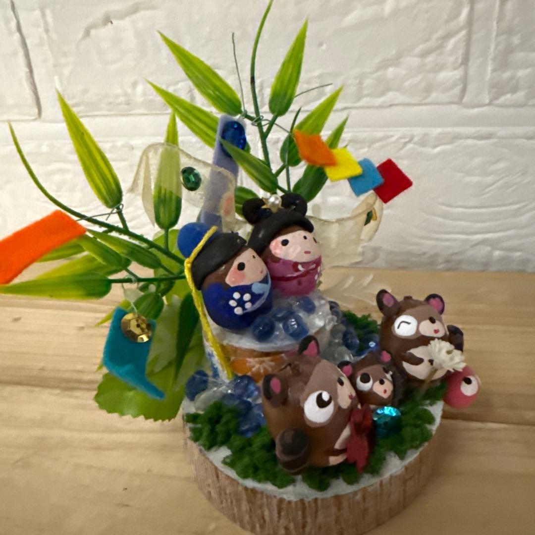 どんぐりアート♡夏のひととき　花火ミニオブジェ　ミニプールオブジェ　小…追加♡