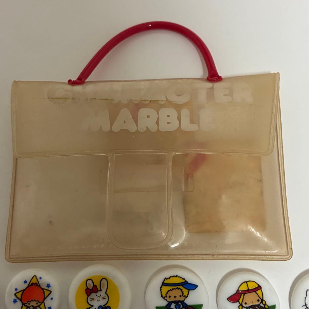 昭和レトロ　サンリオ　ファンシー　おはじきセット　ケース付き　まとめ売り