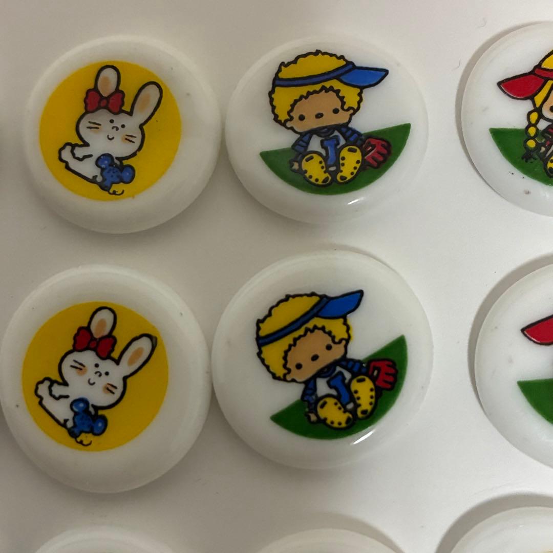 昭和レトロ　サンリオ　ファンシー　おはじきセット　ケース付き　まとめ売り