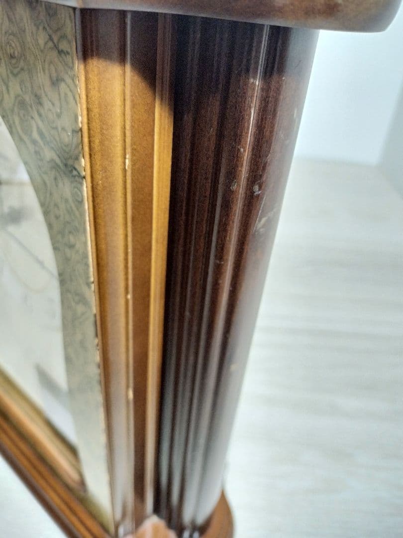 【希少品】SEIKO エンブレム HW474M 木製 置時計 電子オルゴール