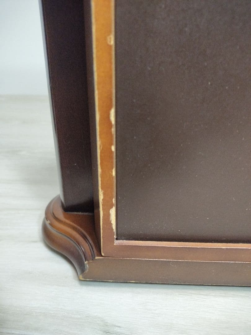 【希少品】SEIKO エンブレム HW474M 木製 置時計 電子オルゴール