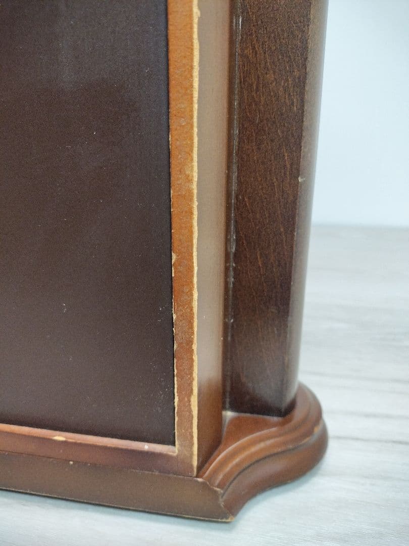 【希少品】SEIKO エンブレム HW474M 木製 置時計 電子オルゴール