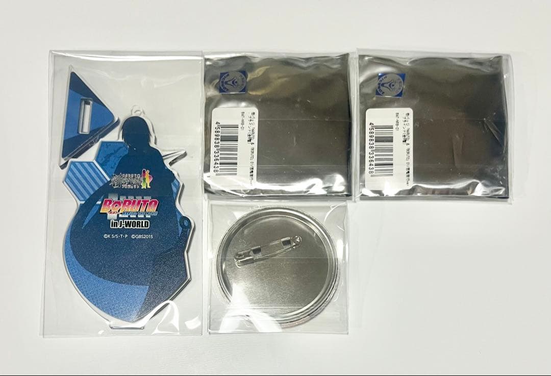 NARUTO うちはサスケ うちはイタチ J-World 百鬼夜行 缶バッジ