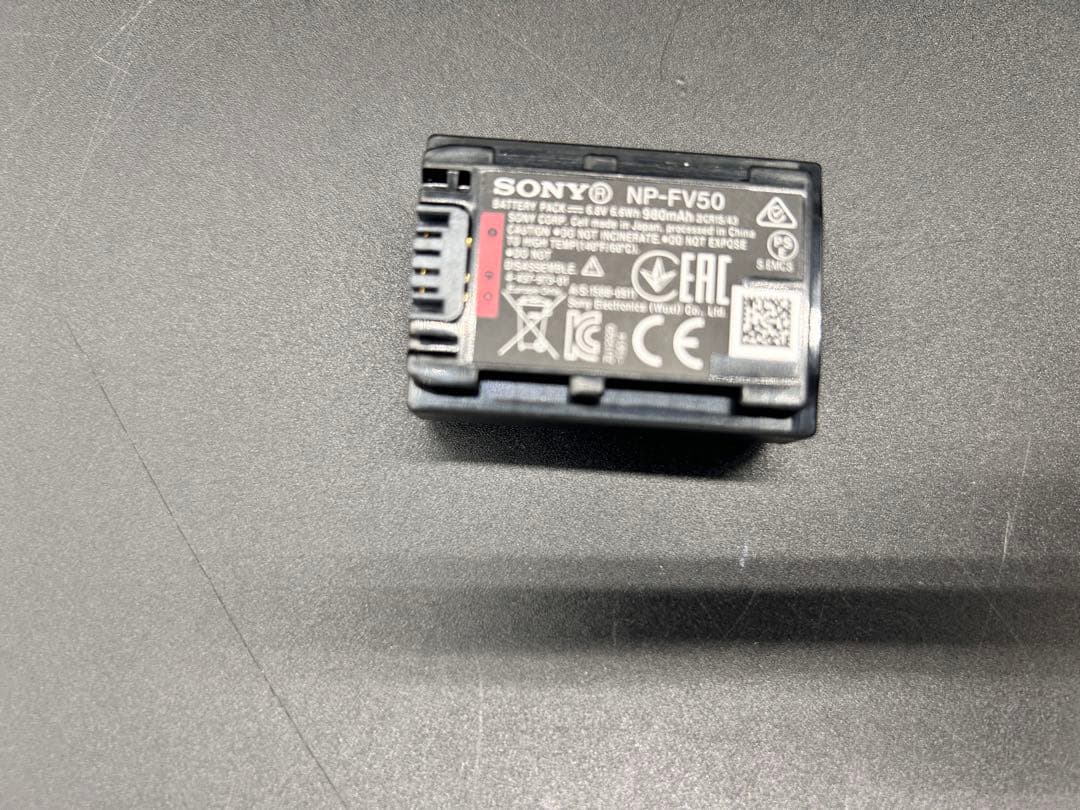 SONYビデオカメラ HDR-CX480 付属オプション品付き使用回数5回未満