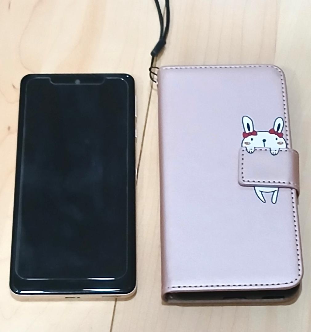 美品 AQUOS sense4 basic ケース付き A003SH