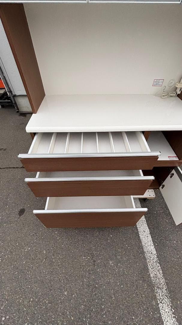 NITORI ニトリ キッチンボード 食器棚 CLAUDE-120KB 幅120