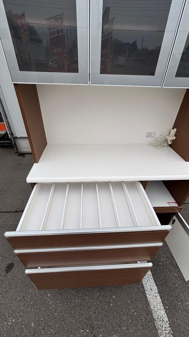 NITORI ニトリ キッチンボード 食器棚 CLAUDE-120KB 幅120