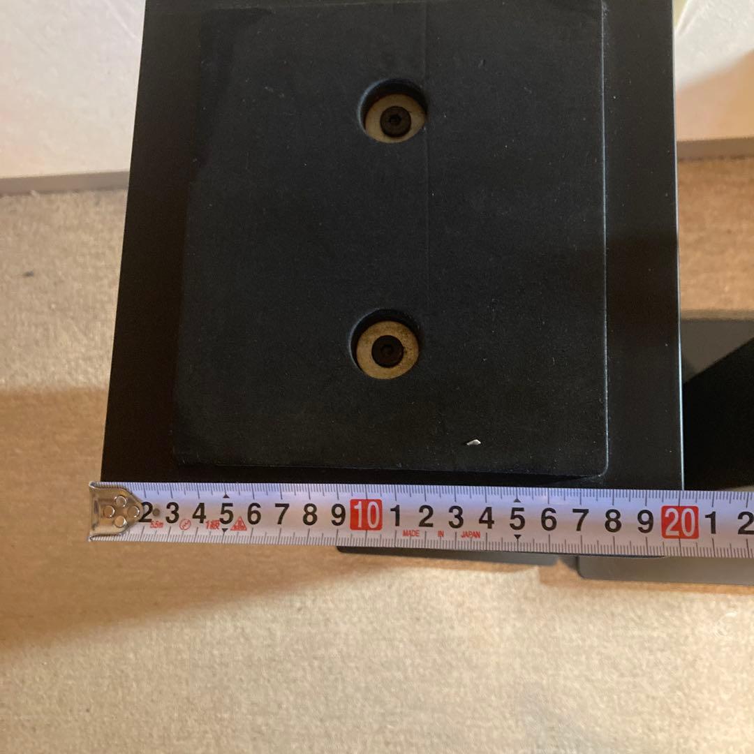 スピーカースタンド 2台1組 高さ73cm ブラック