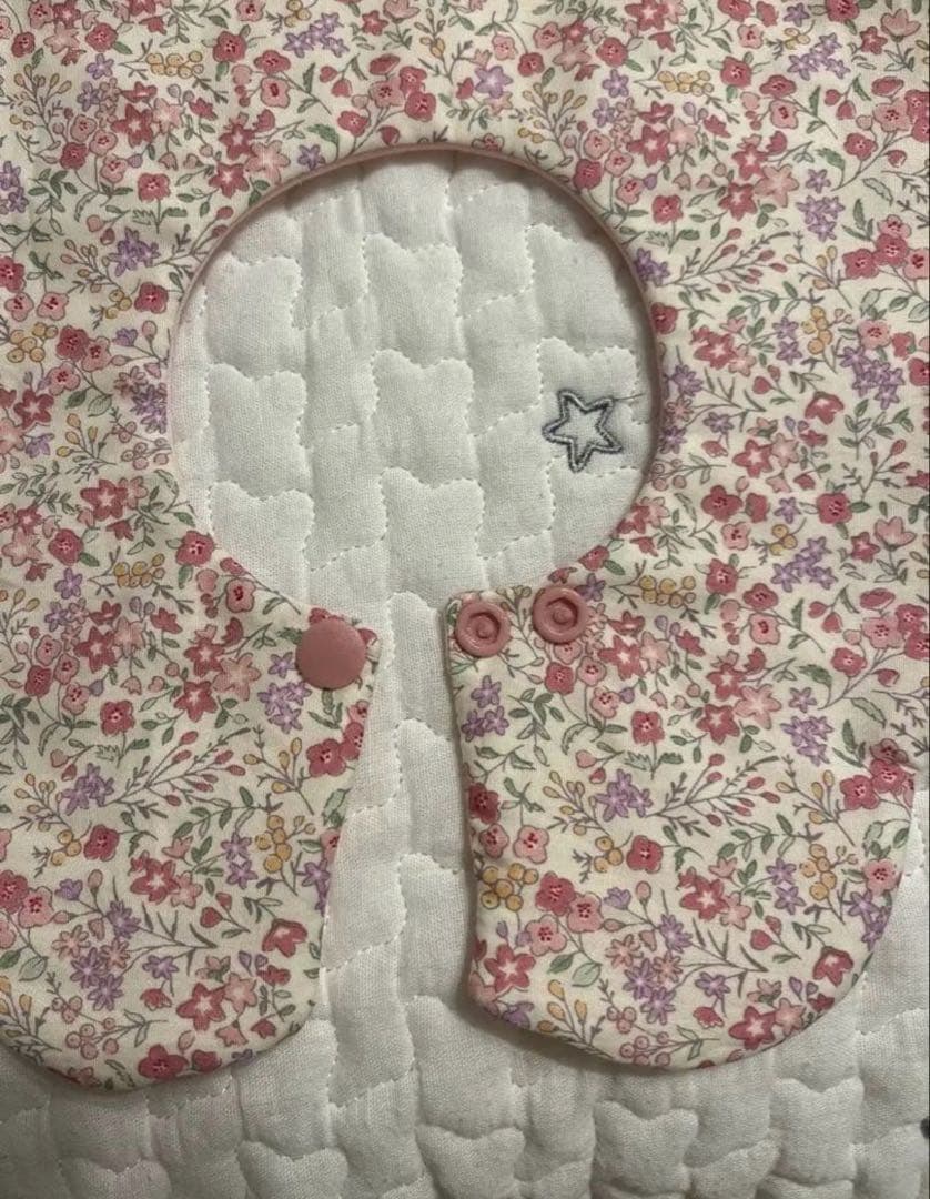 ハンドメイドスタイ　オーダー専用　360°スタイ　花びらスタイ　Wガーゼ